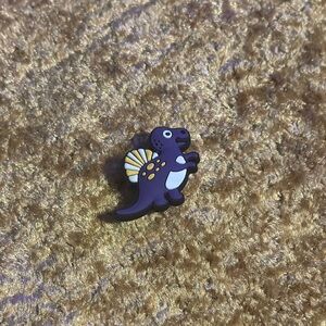 Kids Purple Dinosaur Jibbitz Shoe Charm  Accessory For Crocs & Shoes New 5/$15